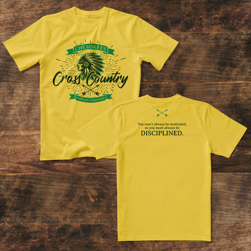 "Disciplined" Team Tee - MTMS Cross Country