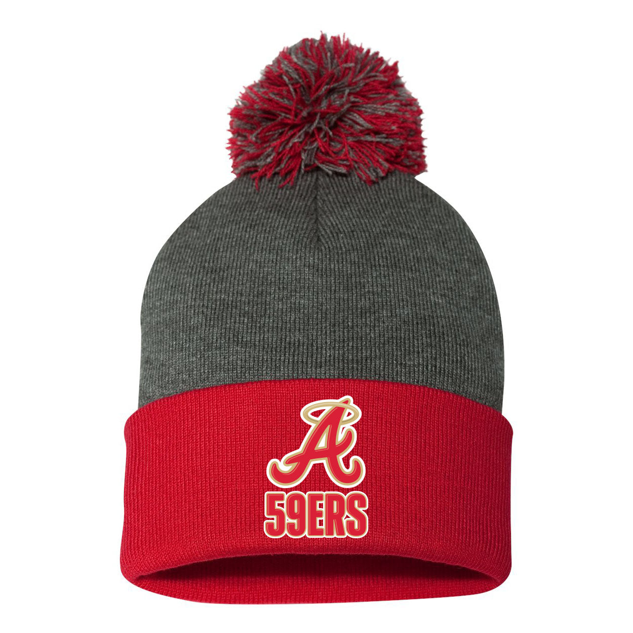 Andrean 59ers Pom-Pom Beanie